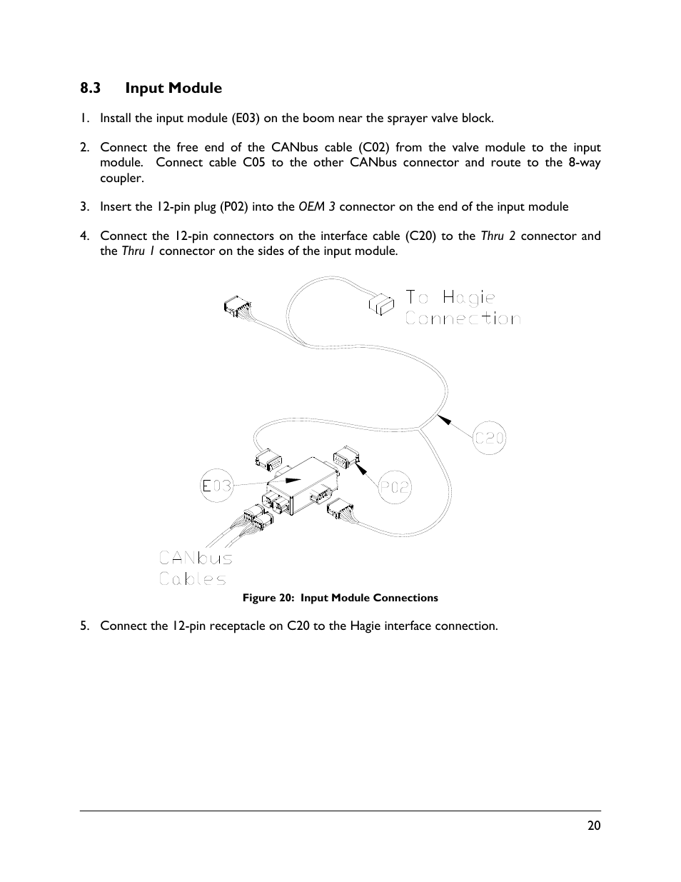 3 input module | NORAC UC5-BC-HG03 User Manual | Page 23 / 39