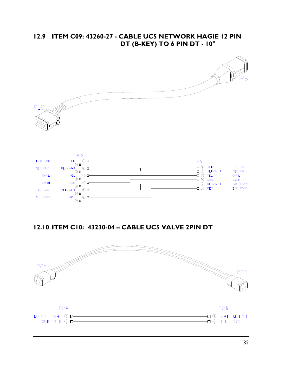 9 item c09: 43260-27, 10 item c10: 43230-04 | NORAC UC5-BC-HG03 User Manual | Page 35 / 39