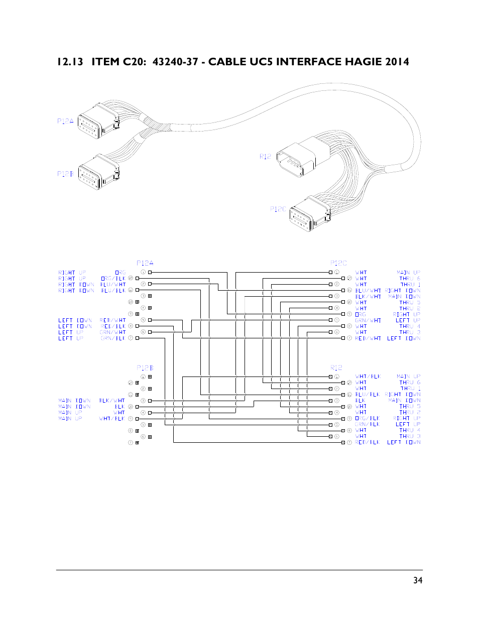 13 item c20: 43240-37 | NORAC UC5-BC-HG03 User Manual | Page 37 / 39