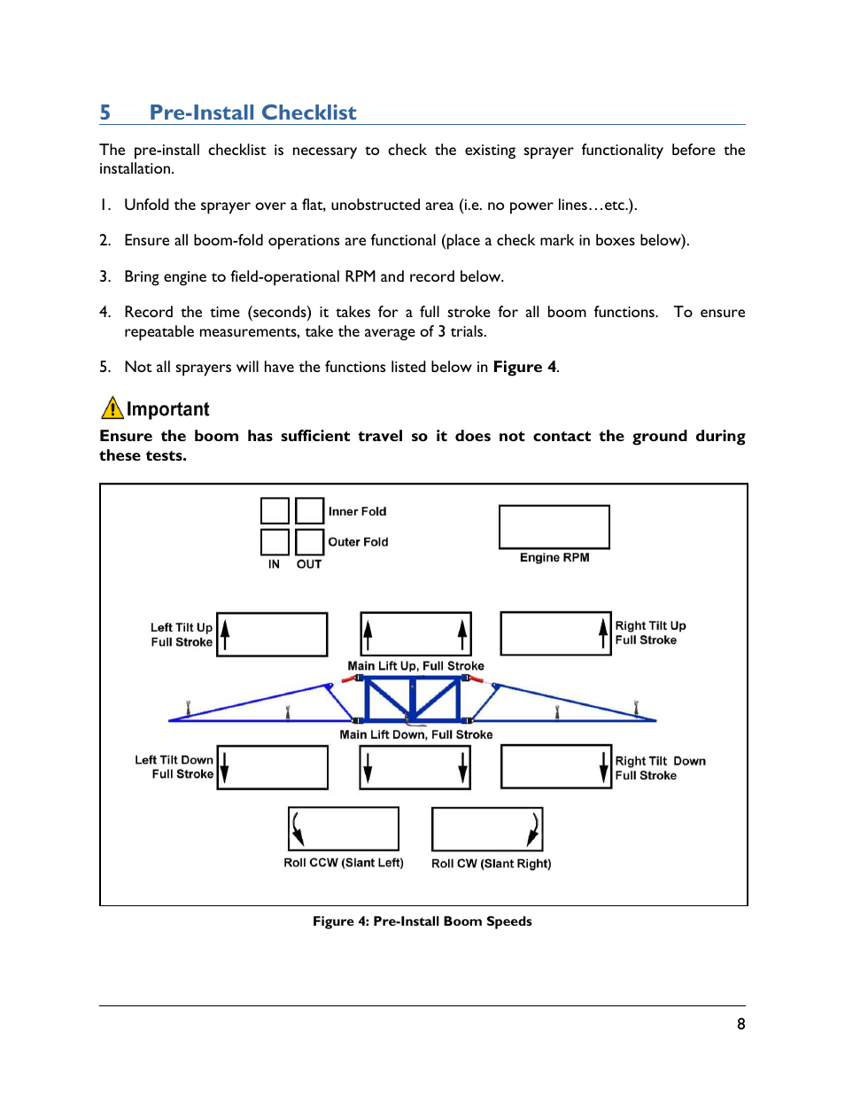 5 pre-install checklist, 5pre-install checklist | NORAC UC5-BC-HG04 User Manual | Page 11 / 35