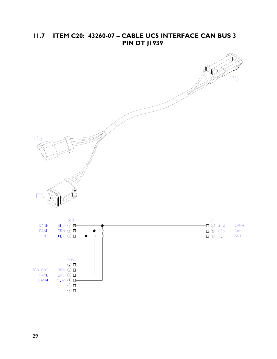 7 item c20: 43260-07 | NORAC UC5-BC-HG04 User Manual | Page 32 / 35