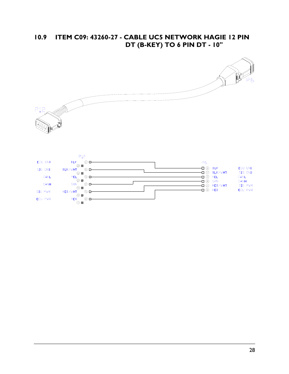 9 item c09: 43260-27 | NORAC UC5-BC-HG06 User Manual | Page 31 / 35