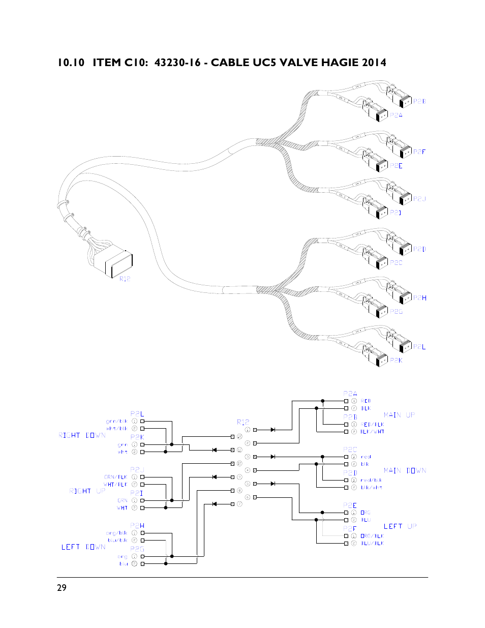 10 item c10: 43230-16 | NORAC UC5-BC-HG06 User Manual | Page 32 / 35