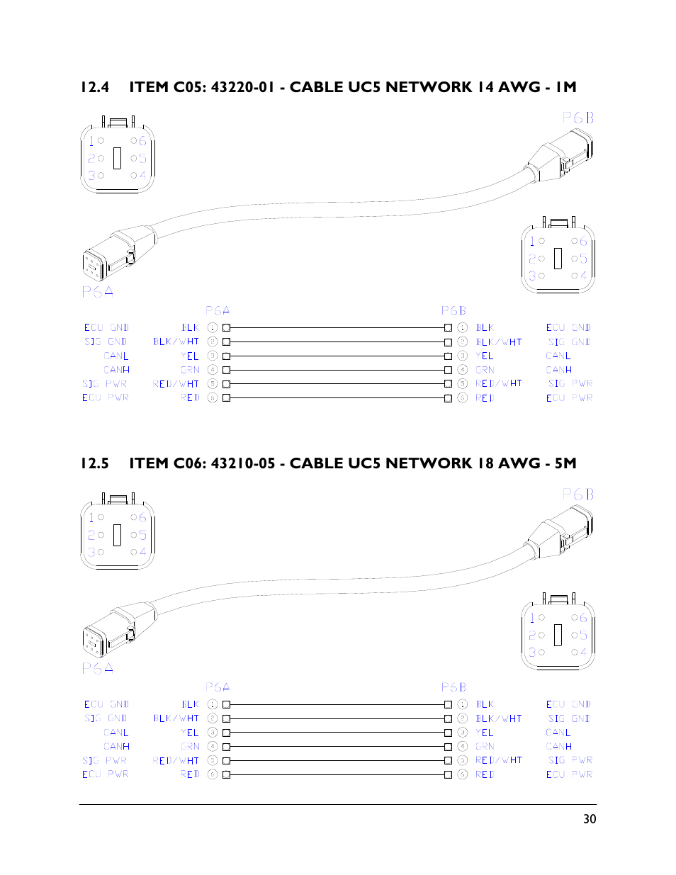 4 item c05: 43220-01, 5 item c06: 43210-05 | NORAC UC5-BC-HG07 User Manual | Page 33 / 40