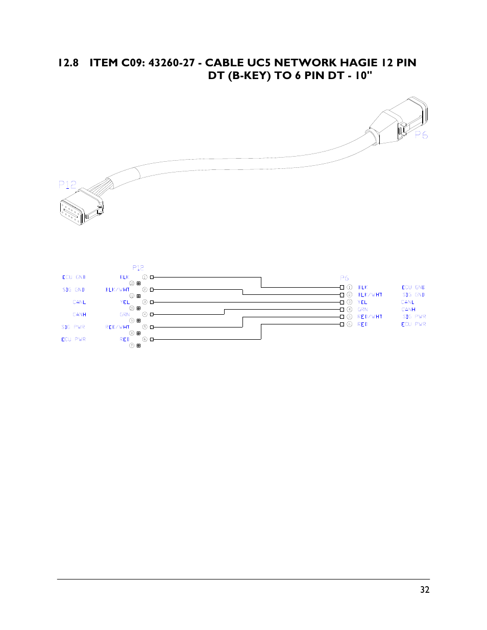 8 item c09: 43260-27 | NORAC UC5-BC-HG07 User Manual | Page 35 / 40