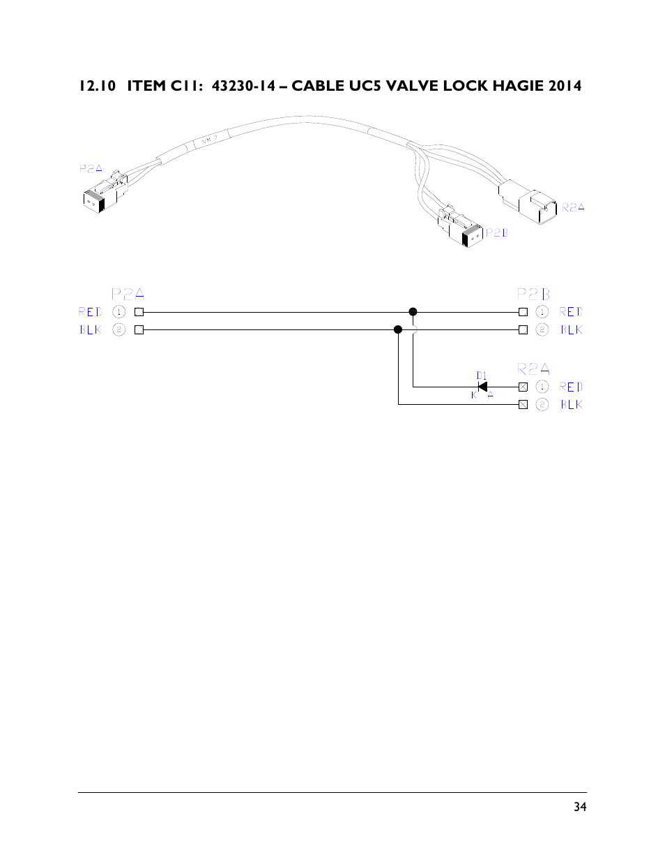 10 item c11: 43230-14 | NORAC UC5-BC-HG07 User Manual | Page 37 / 40