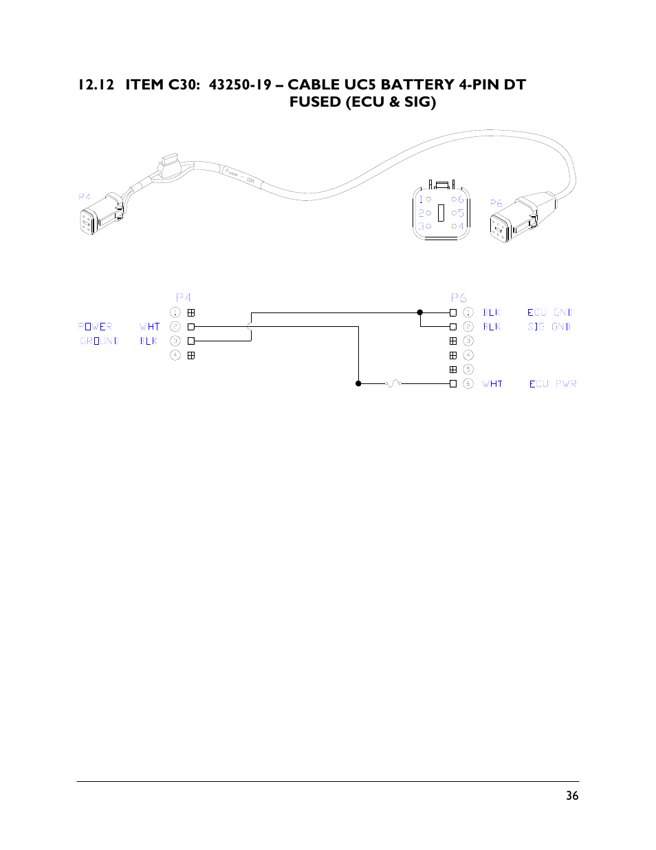 12 item c30: 43250-19 | NORAC UC5-BC-HG07 User Manual | Page 39 / 40