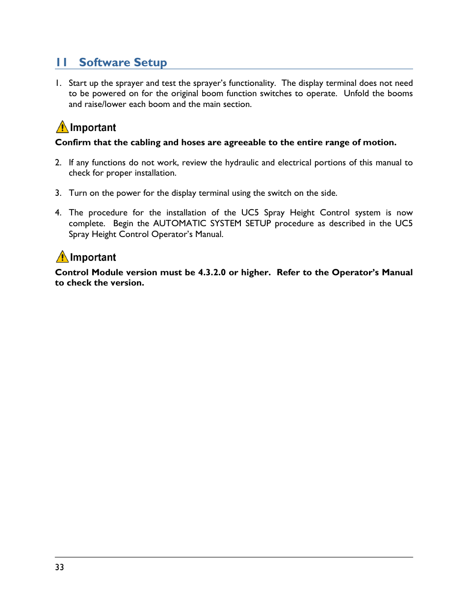 11 software setup | NORAC UC5-BC-KS01 User Manual | Page 36 / 44