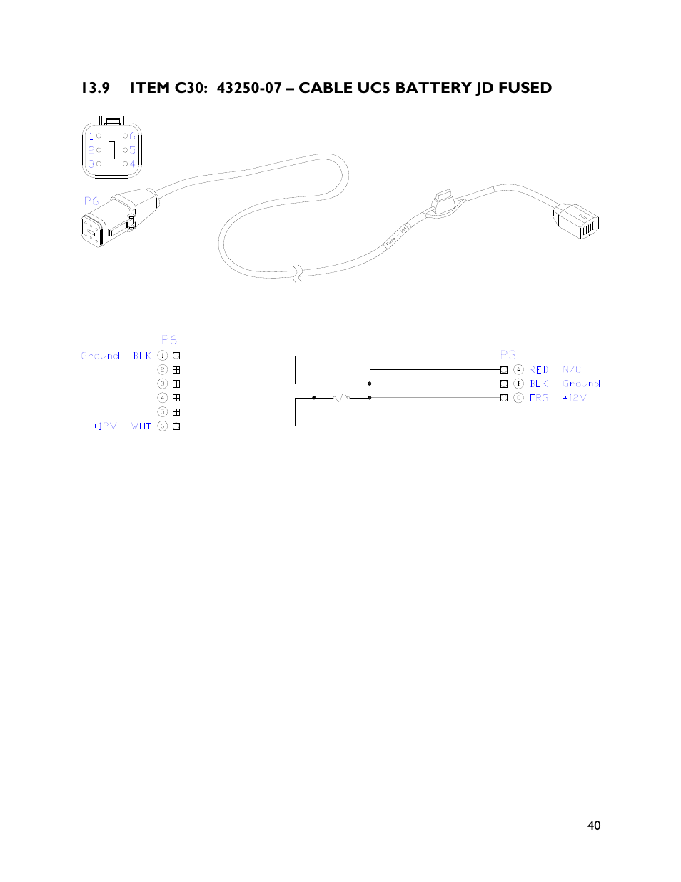 9 item c30: 43250-07 | NORAC UC5-BC-KS01 User Manual | Page 43 / 44