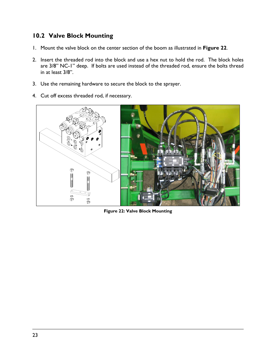 2 valve block mounting | NORAC UC5-BC-SM04 User Manual | Page 26 / 35