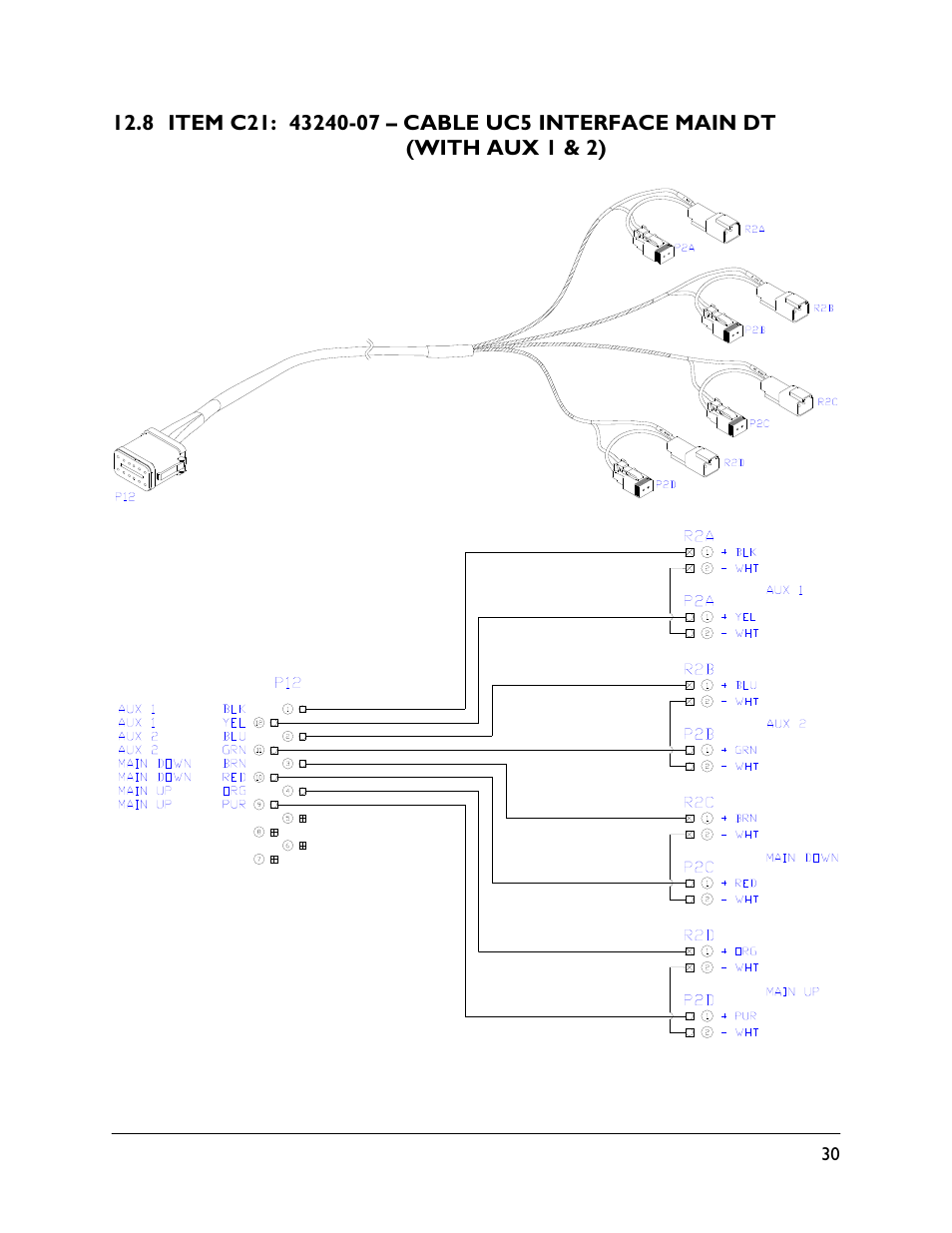 8 item c21: 43240-07 | NORAC UC5-BC-SM04 User Manual | Page 33 / 35