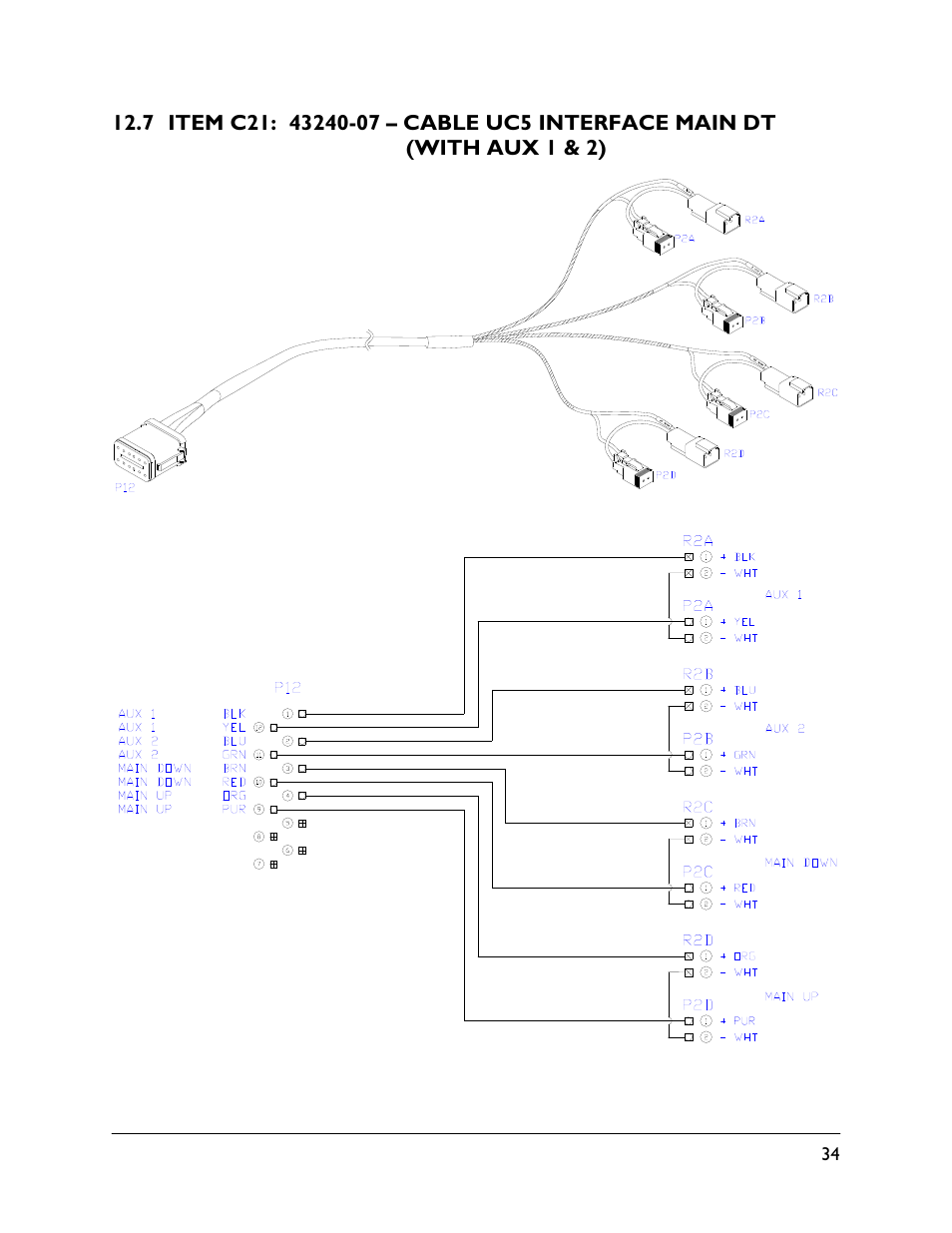 7 item c21: 43240-07 | NORAC UC5-BC-WK01 User Manual | Page 37 / 39