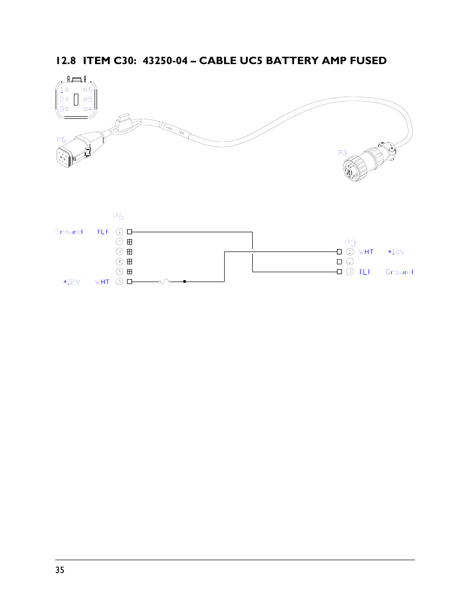 8 item c30: 43250-04 | NORAC UC5-BC-WK01 User Manual | Page 38 / 39