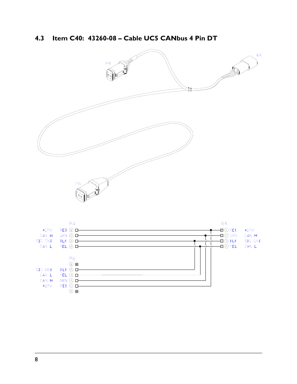 3 item c40: 43260-08 | NORAC 54VT-GS2-SP02 User Manual | Page 10 / 12