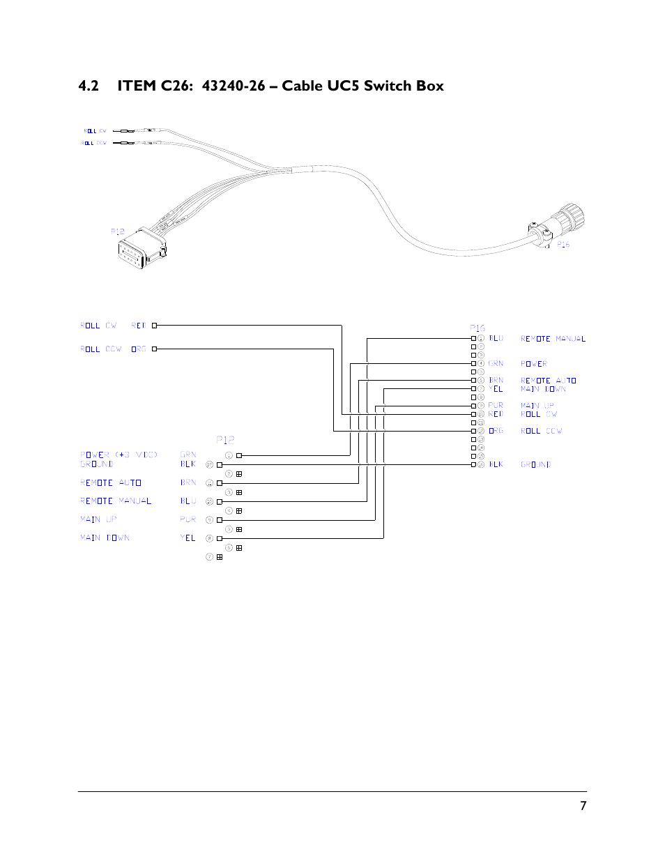 2 item c26: 43240-26 | NORAC 54VT-IV-SP01 User Manual | Page 9 / 11