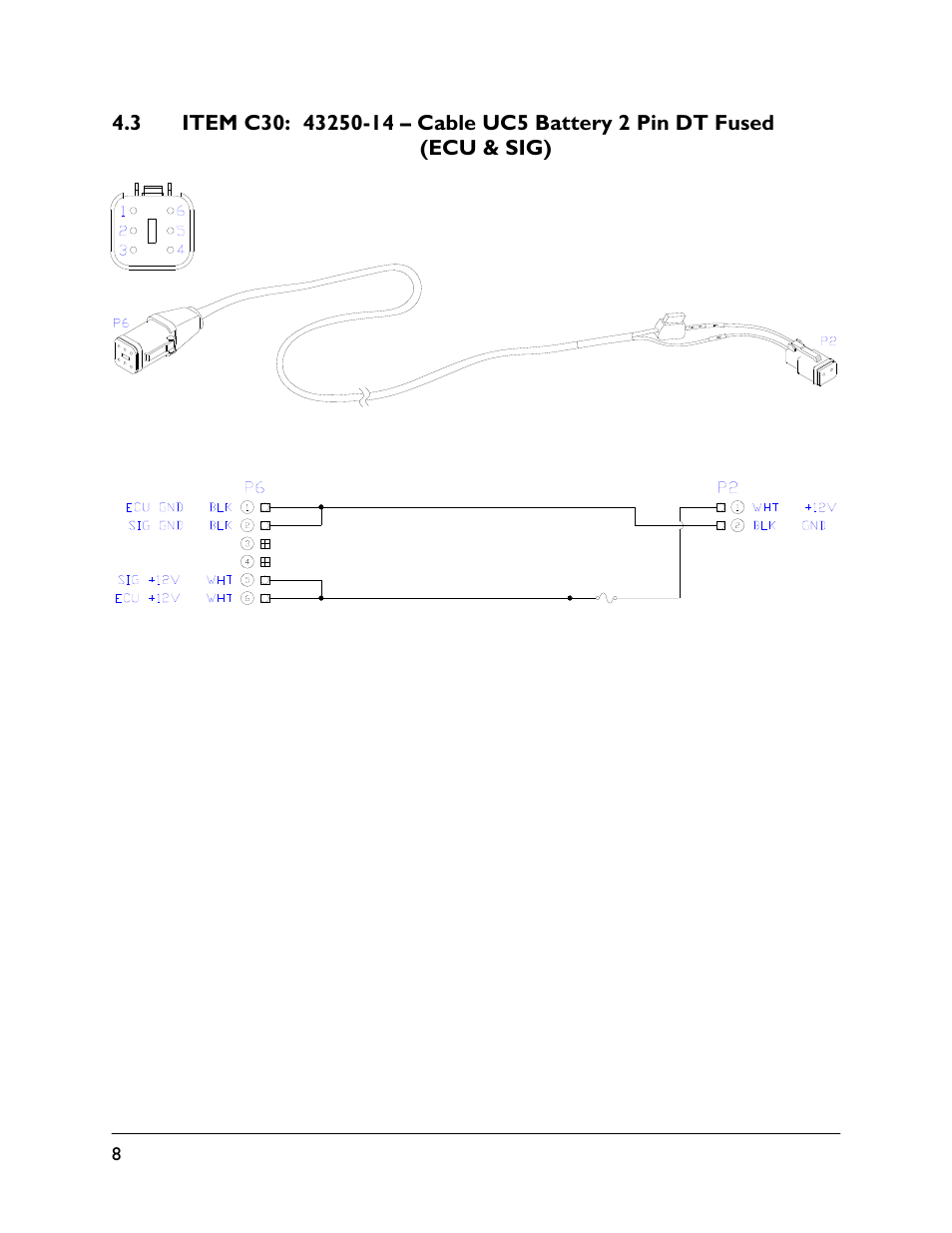 3 item c30: 43250-14 | NORAC 54VT-PRO-SP01 User Manual | Page 10 / 14