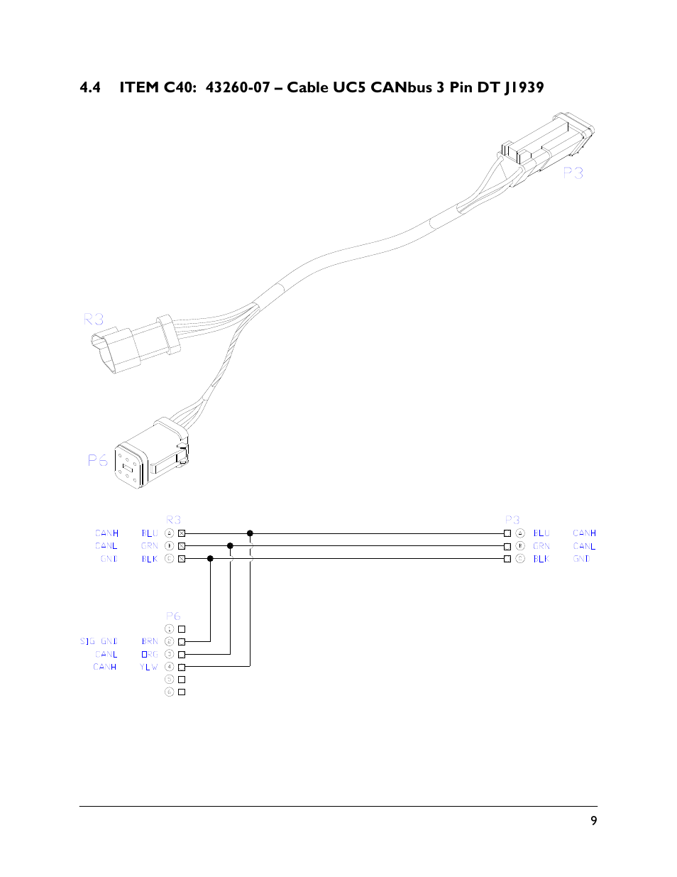 4 item c40: 43260-07 | NORAC 54VT-PRO-SP01 User Manual | Page 11 / 14