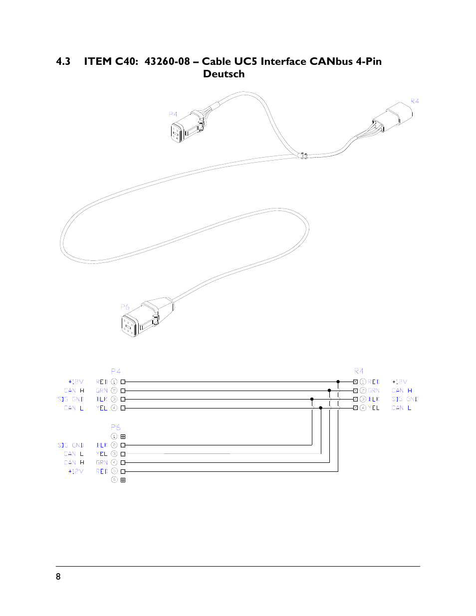 3 item c40: 43260-08 | NORAC 54VT-TC-X30 User Manual | Page 10 / 12