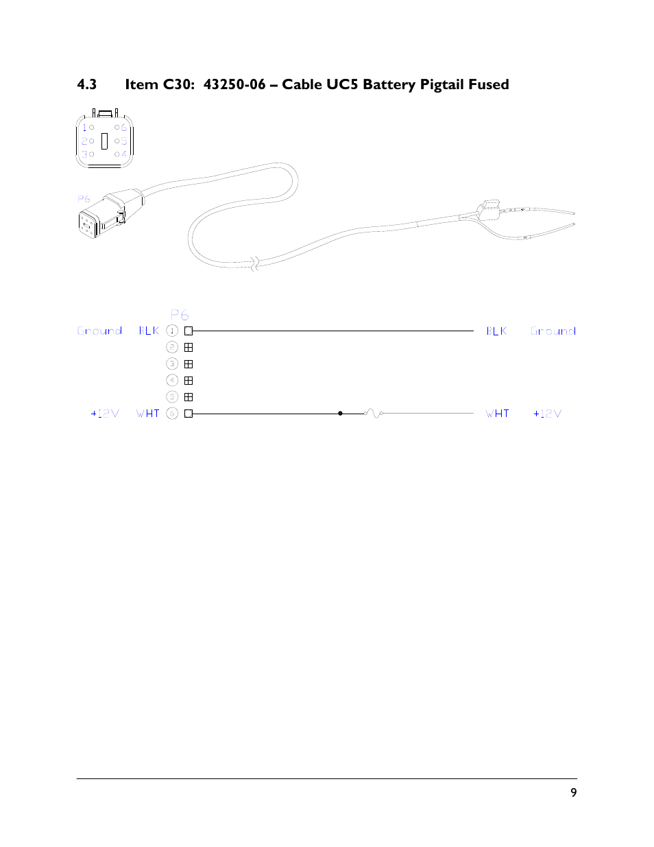 3 item c30: 43250-06 | NORAC 54VT-TJ-570 User Manual | Page 11 / 14