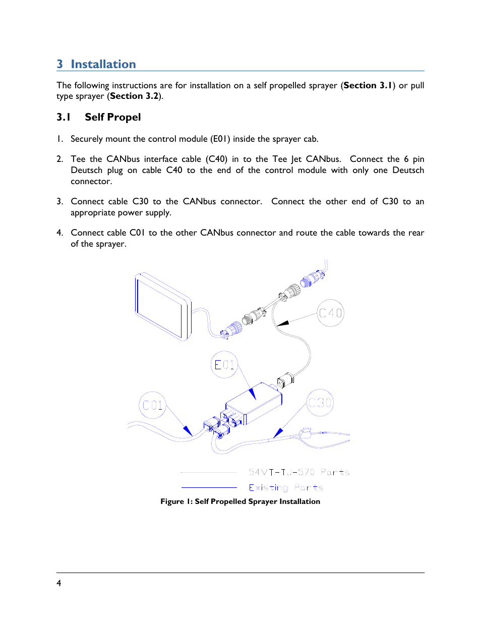 3 installation, 1 self propel | NORAC 54VT-TJ-570 User Manual | Page 6 / 14