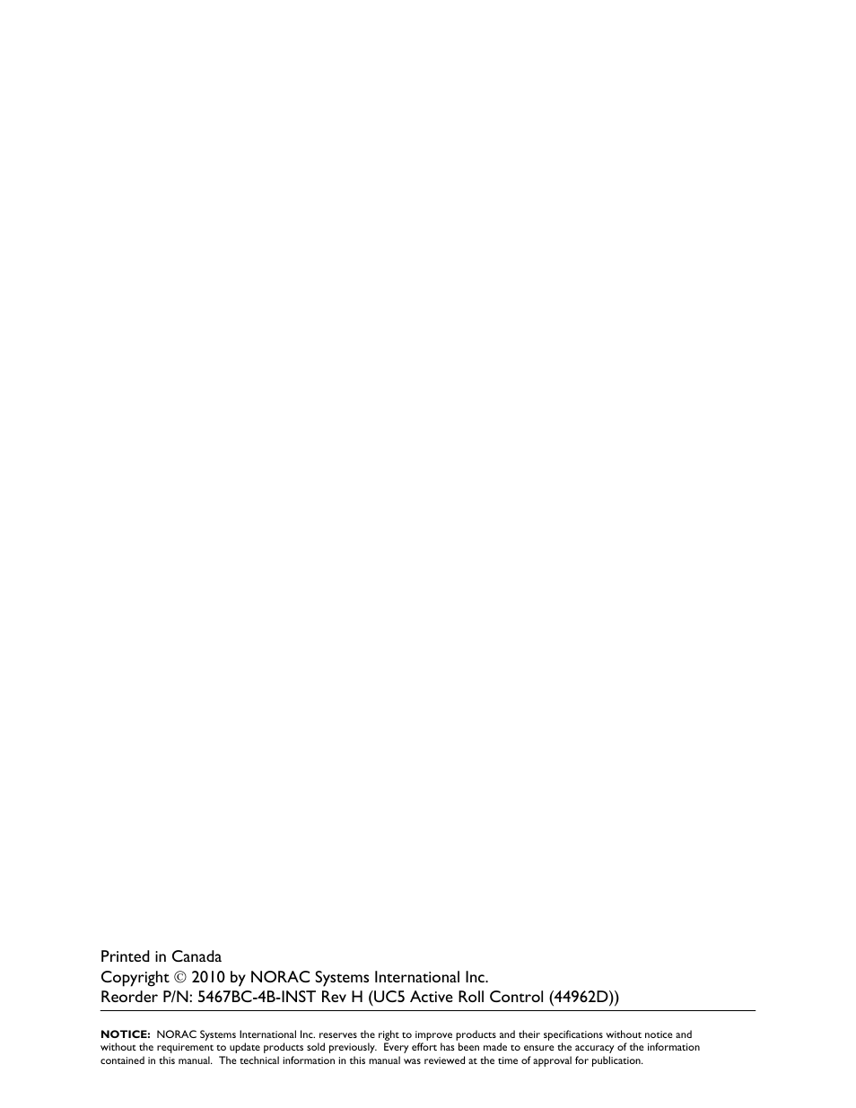 NORAC 5467BC-4B User Manual | Page 2 / 27