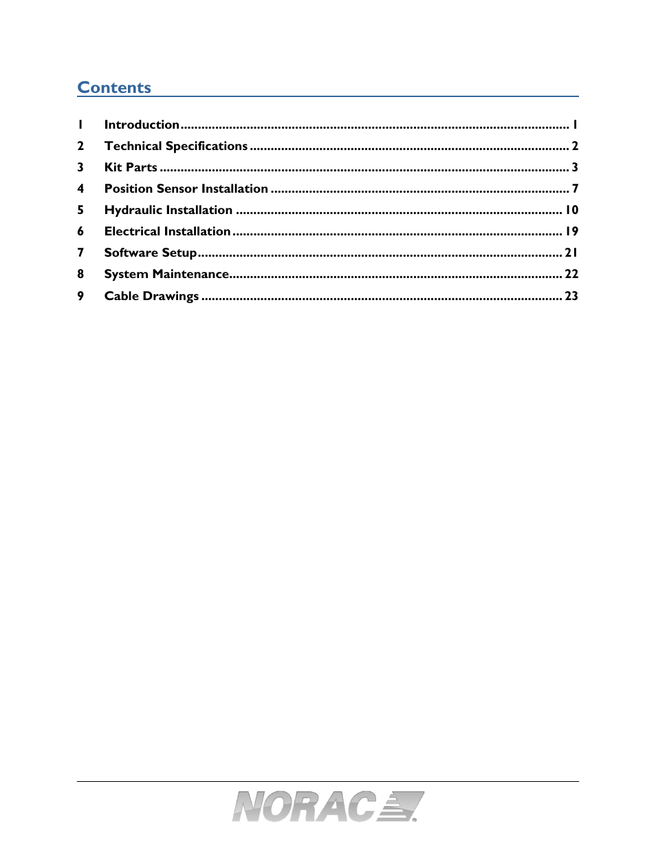 NORAC 5467BC-4B User Manual | Page 3 / 27