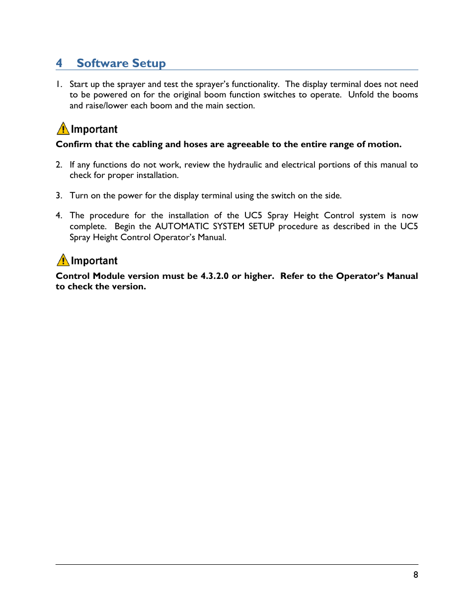 4 software setup | NORAC 5467BC-JD User Manual | Page 11 / 14