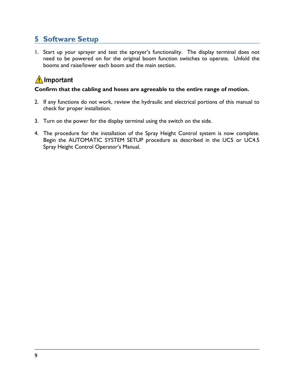 5 software setup | NORAC 5465BC-JD User Manual | Page 12 / 14