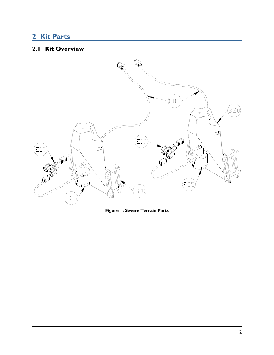 2 kit parts, 1 kit overview | NORAC 5465BC-LP User Manual | Page 5 / 15