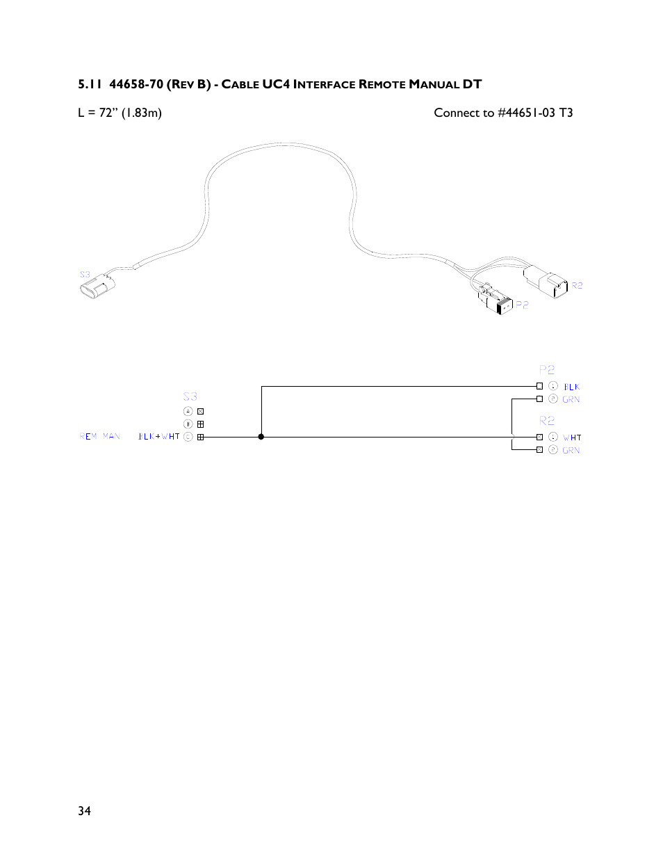 11 44658-70 (rev b) | NORAC UC4+BC+CBL User Manual | Page 38 / 64