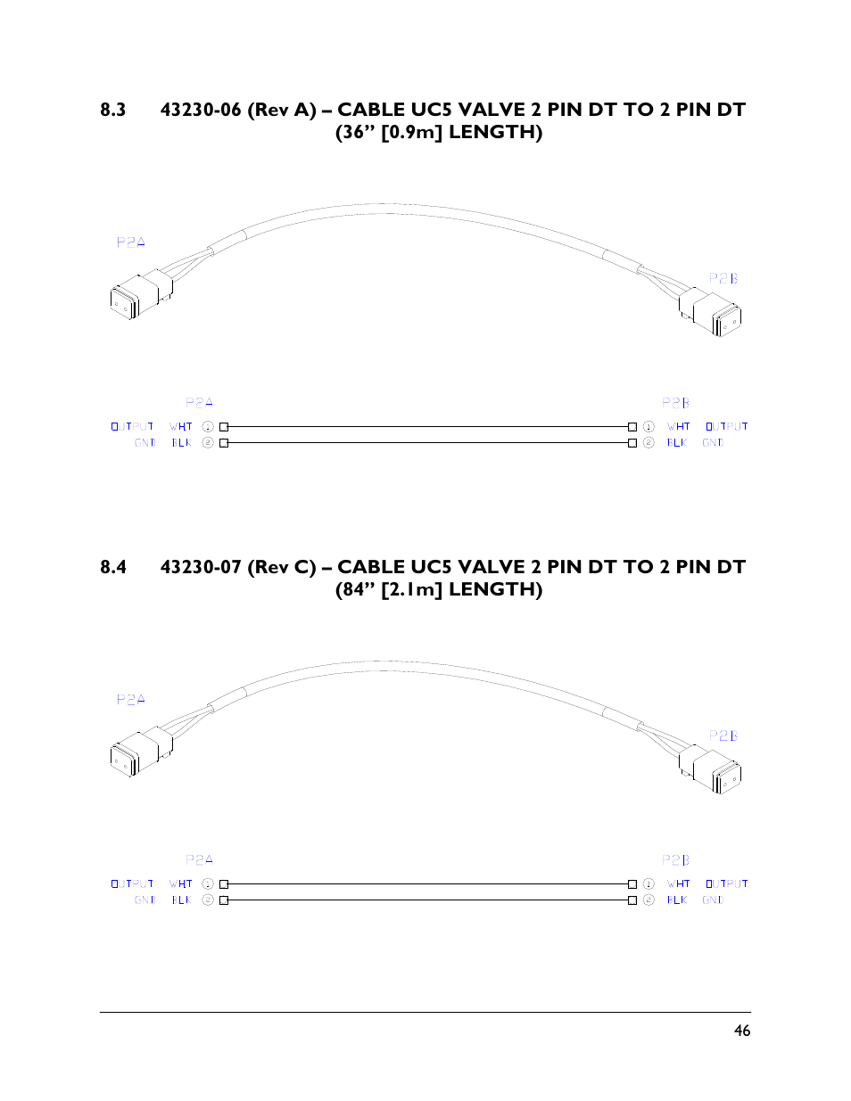 3 43230-06 (rev a), 4 43230-07 (rev c) | NORAC UC5-BC-CBL User Manual | Page 49 / 93