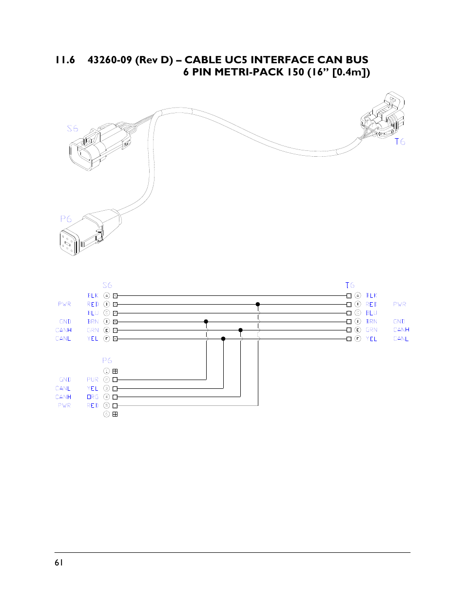 6 43260-09 (rev d) | NORAC UC5-BC-CBL User Manual | Page 64 / 93