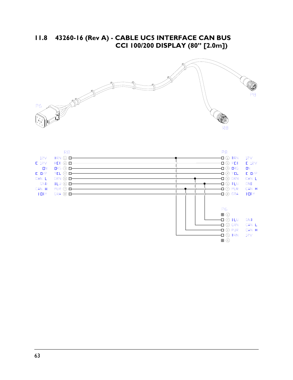 8 43260-16 (rev a) | NORAC UC5-BC-CBL User Manual | Page 66 / 93