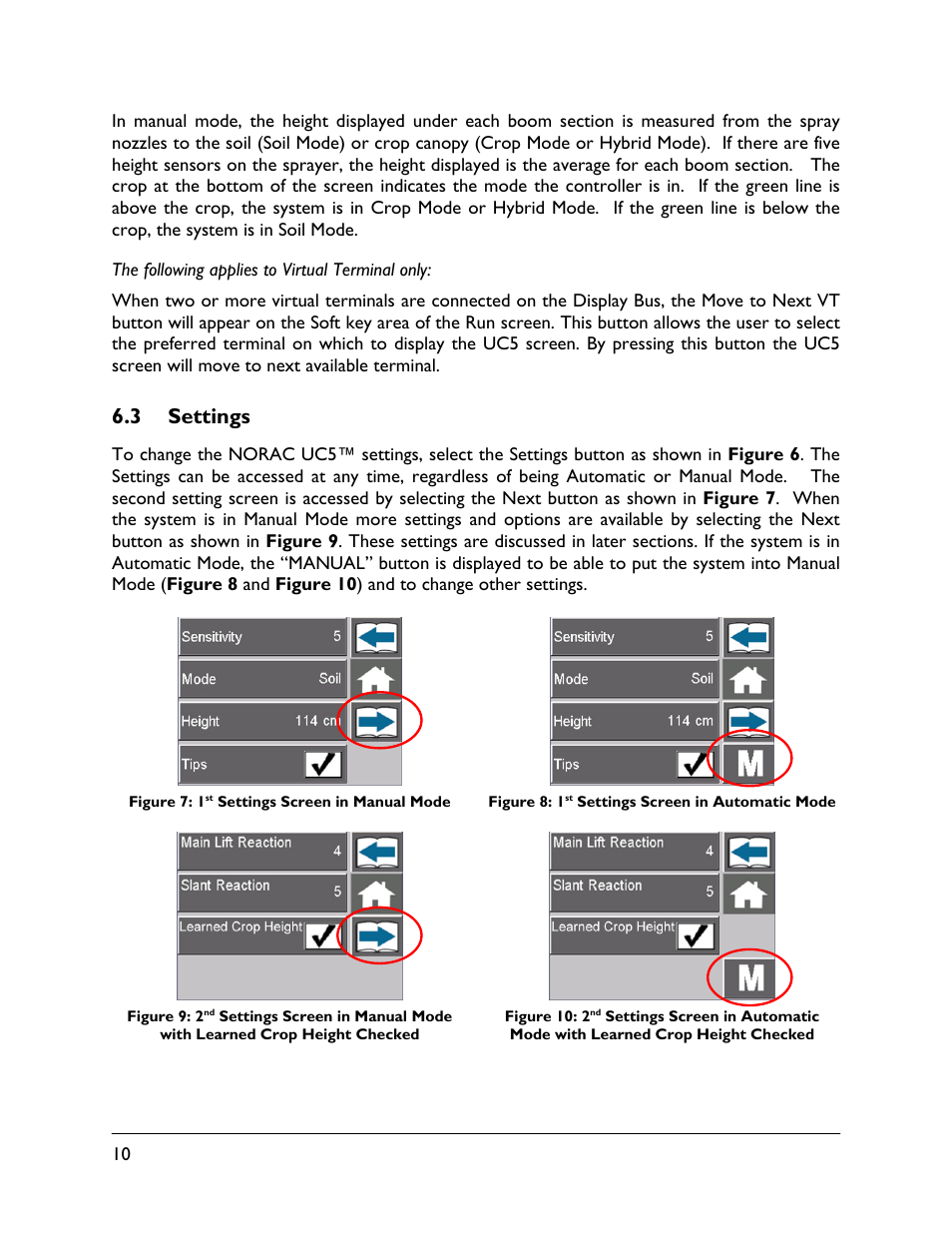 3 settings | NORAC UC5-BC-ECHO-VT User Manual | Page 14 / 55
