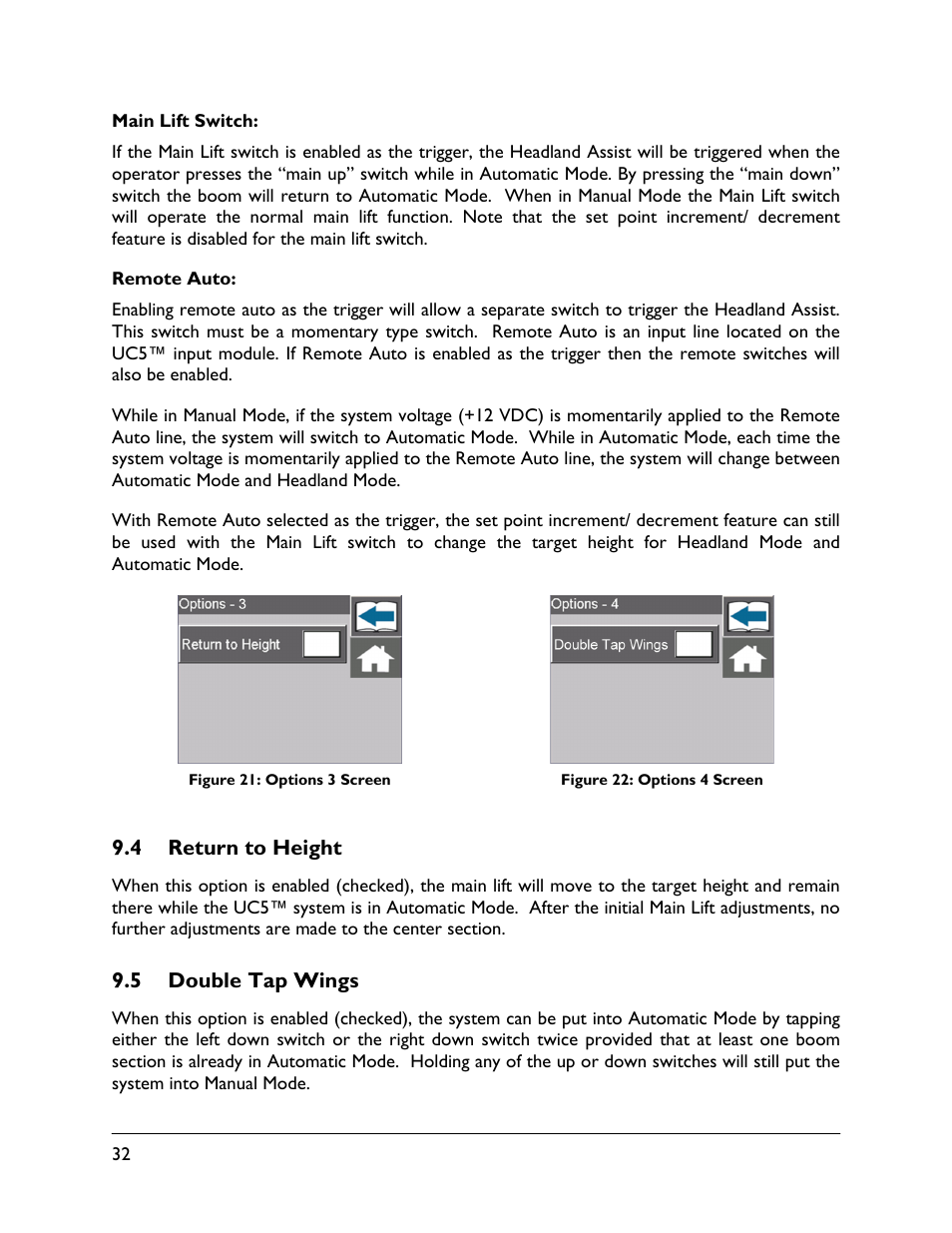 4 return to height, 5 double tap wings | NORAC UC5-BC-ECHO-VT User Manual | Page 36 / 55