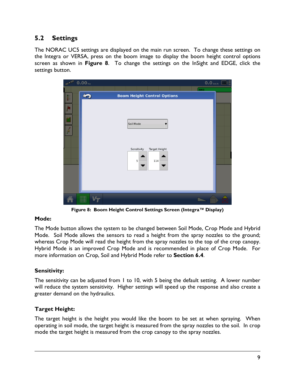 2 settings | NORAC UC5-BC-AL Manual User Manual | Page 13 / 56