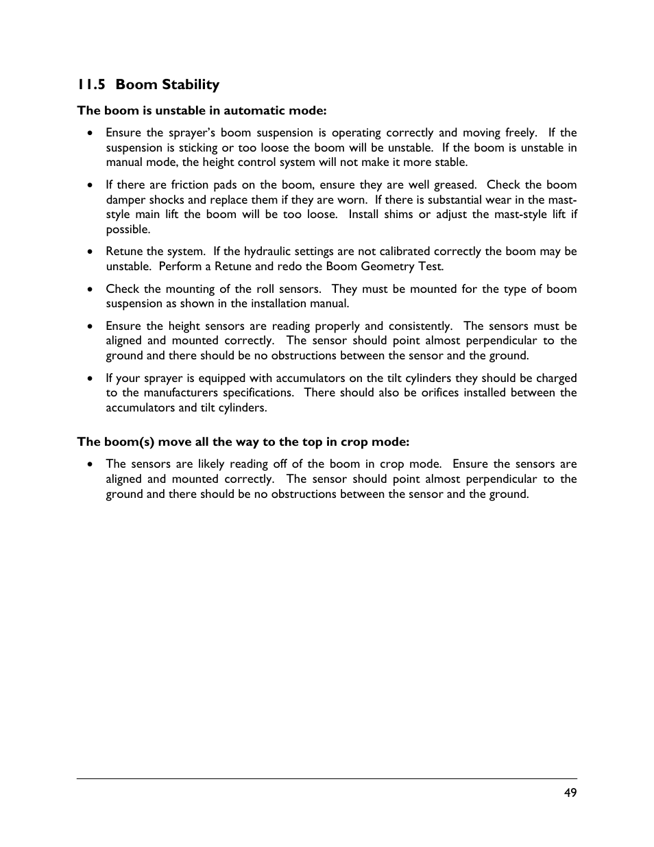 5 boom stability | NORAC UC5-BC-AL Manual User Manual | Page 53 / 56