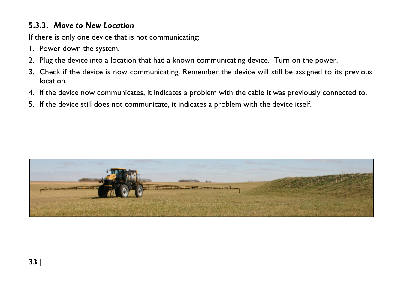 Move to new location | NORAC UC5-BC-AGCO-RMC User Manual | Page 33 / 56