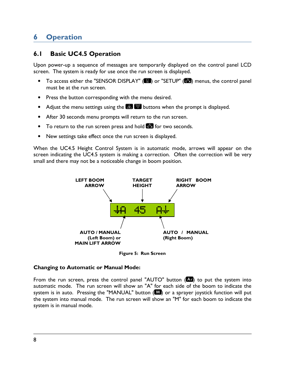 6 operation | NORAC UC4.5-BC Operator Manual User Manual | Page 12 / 54