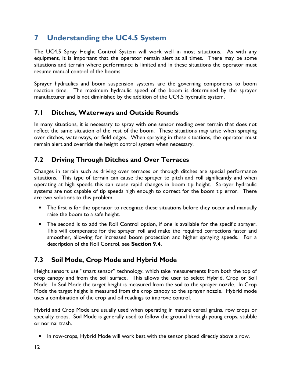 7 understanding the uc4.5 system | NORAC UC4.5-BC Operator Manual User Manual | Page 16 / 54