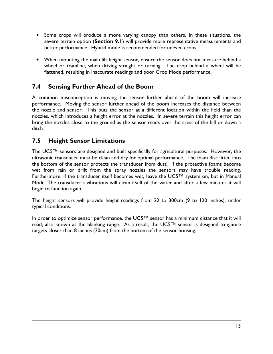NORAC UC4.5-BC Operator Manual User Manual | Page 17 / 54