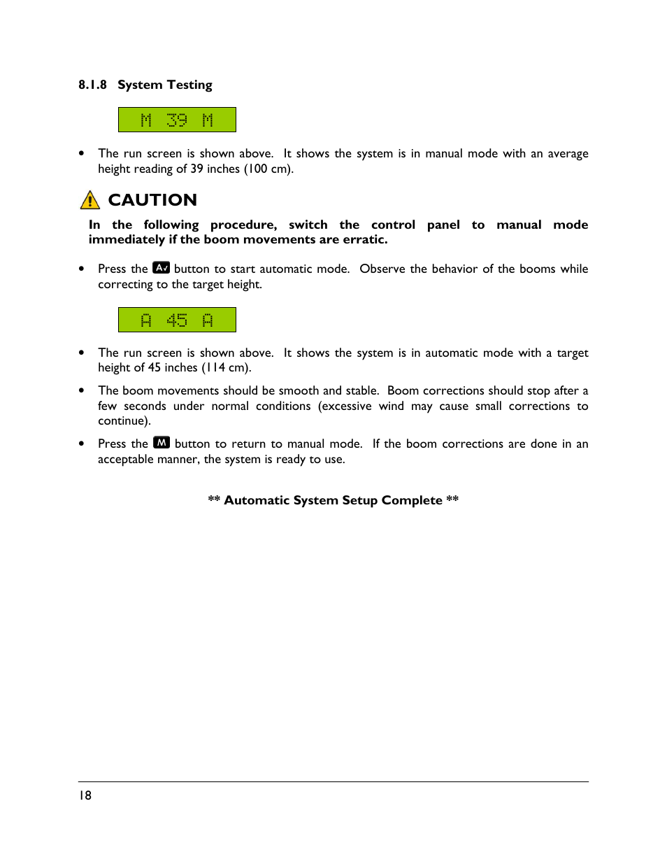 Caution | NORAC UC4.5-BC Operator Manual User Manual | Page 22 / 54