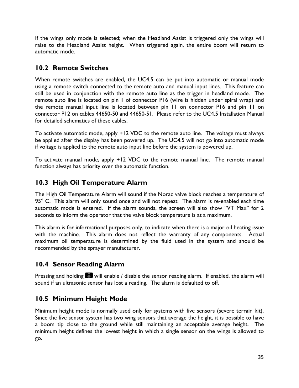 NORAC UC4.5-BC Operator Manual User Manual | Page 39 / 54