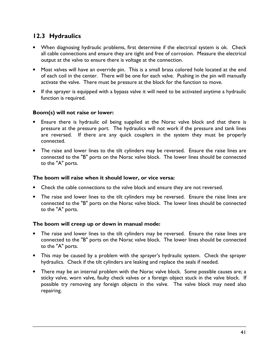 NORAC UC4.5-BC Operator Manual User Manual | Page 45 / 54