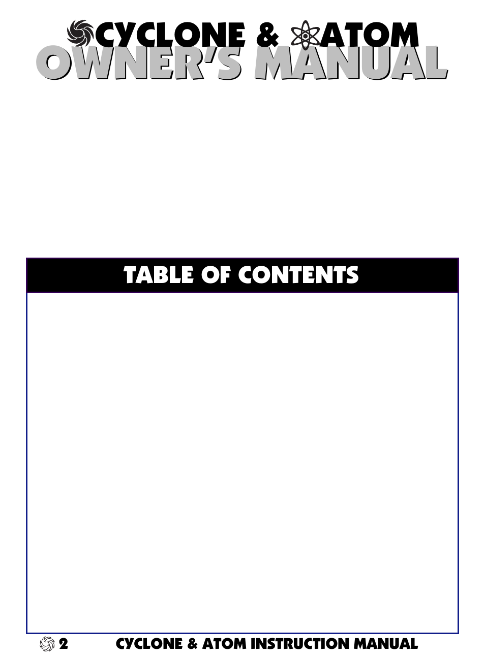 Novak Atom and Cyclone ESC User Manual | Page 2 / 33