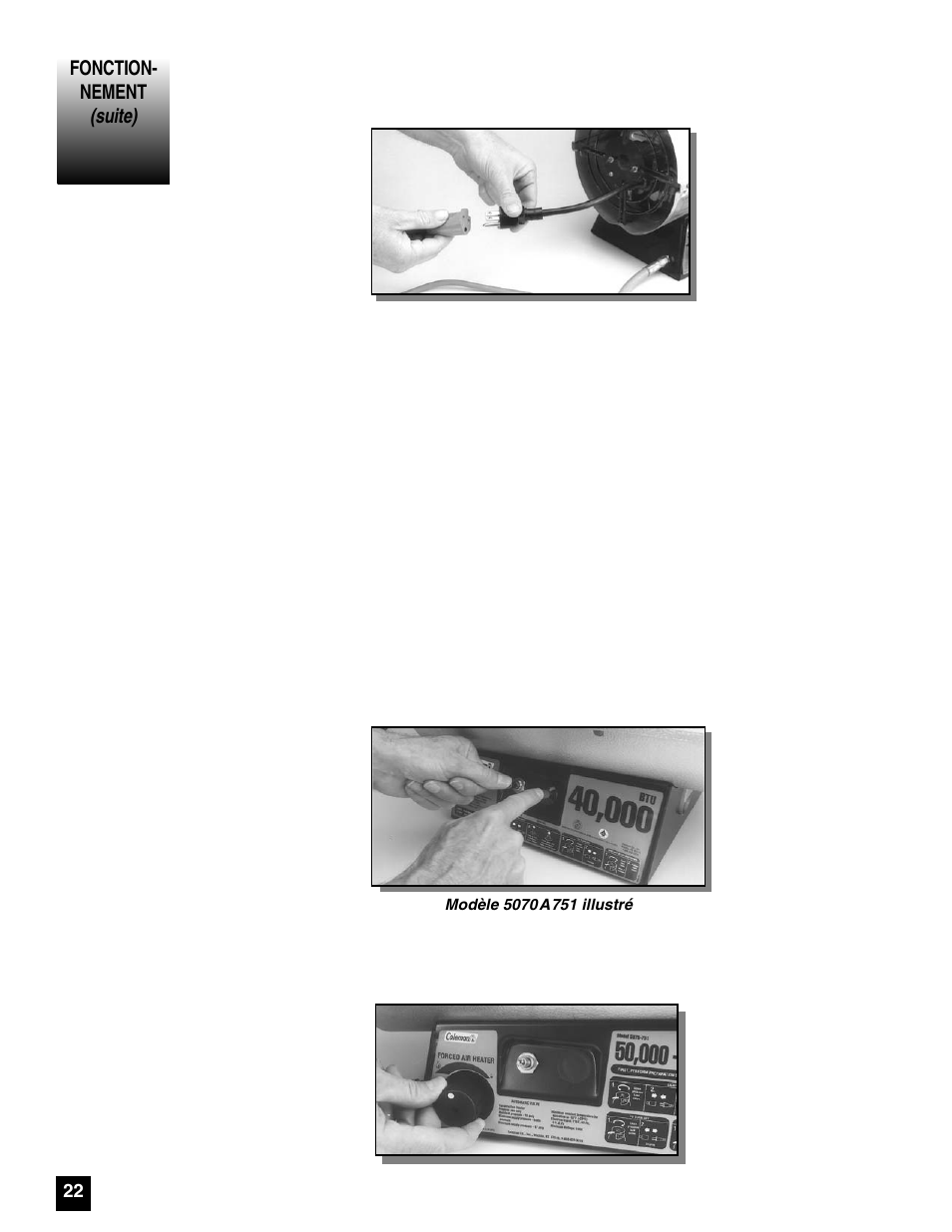 Coleman 5075 Series User Manual | Page 22 / 44