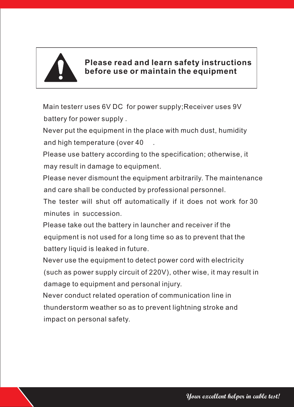 NOYAFA NF-8208 User Manual | Page 2 / 16