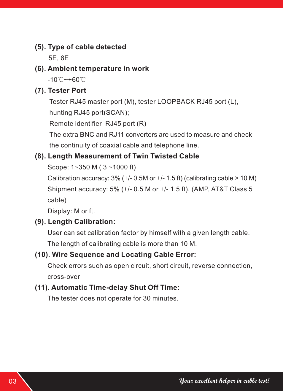 NOYAFA NF-8208 User Manual | Page 6 / 16