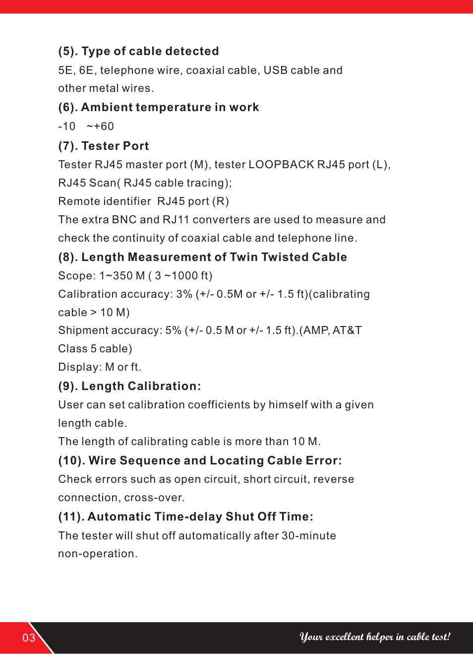 NOYAFA NF-308 User Manual | Page 6 / 16