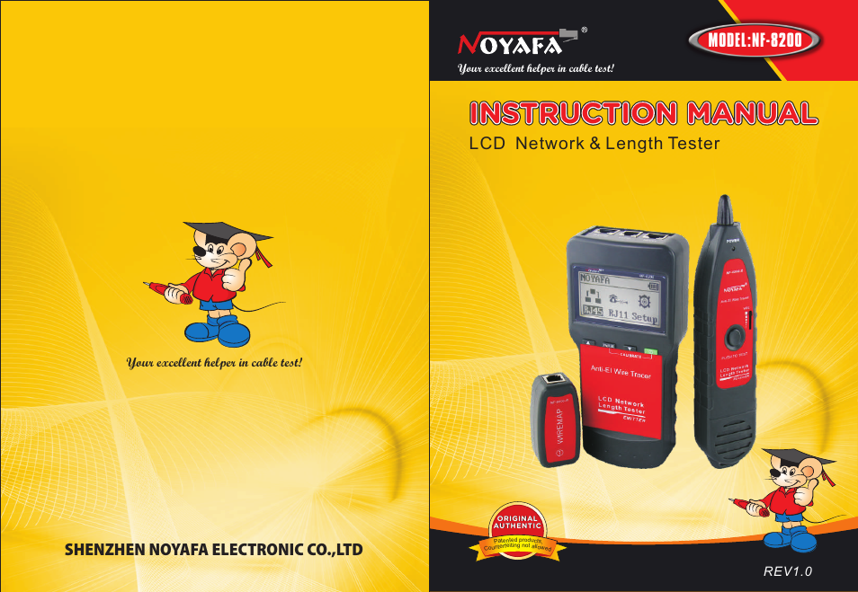 NOYAFA NF-8200 User Manual | 12 pages